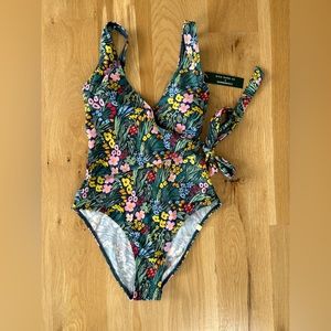 Summersalt x Rifle Paper Co Perfect Wrap Suit Floral Size 2
